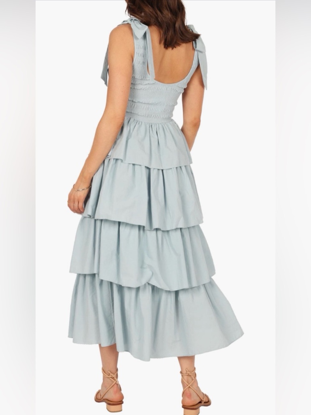 NWT Raphael Tiered Ruffle Midi Sundress - Picture 2 of 7